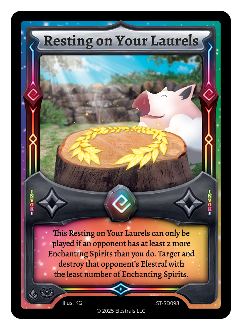 Resting on Your Laurels - LST-SD098